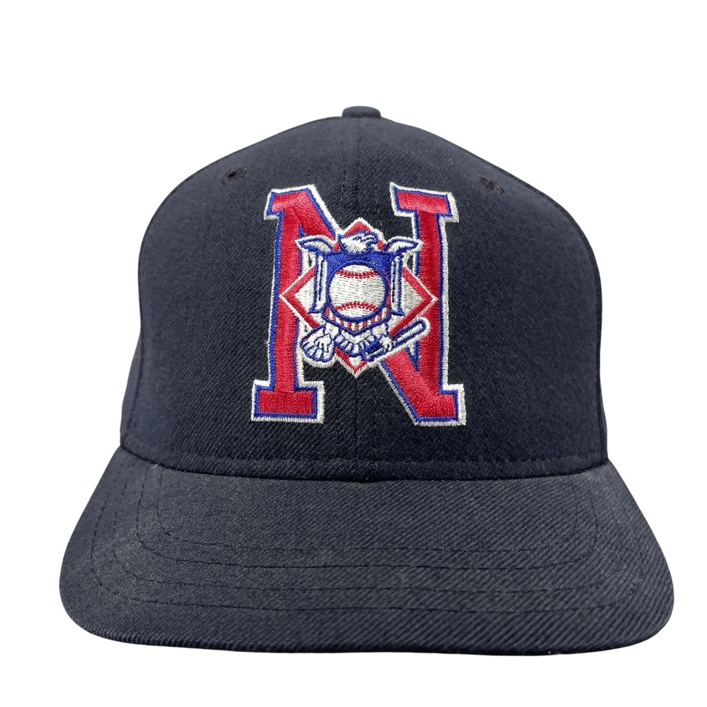 VTG National Legue Umpire MLB Fitted Hat Mens 7 1/4 Blue MLB Baseball New Era